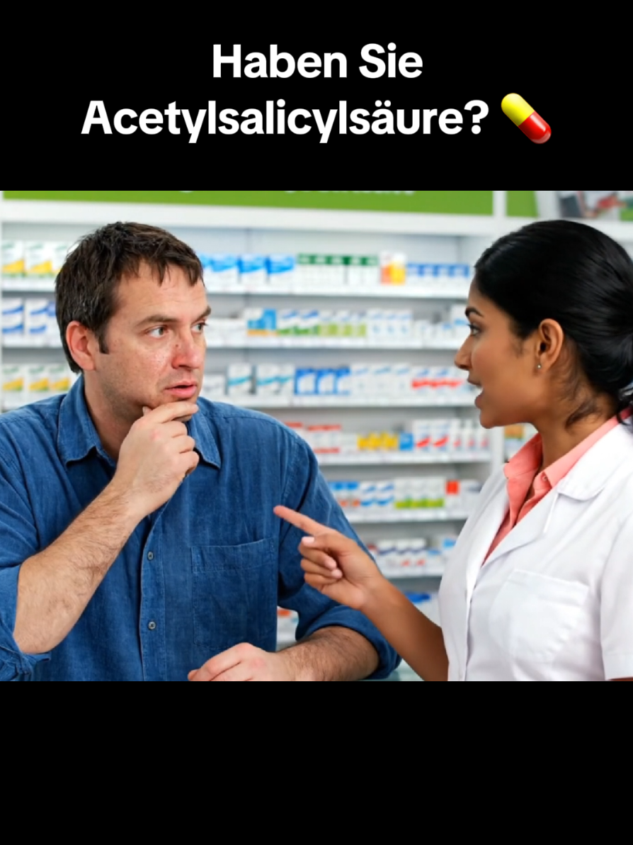 Das ist aber auch ein schwieriges Wort #deutscherhumor #Apotheke #aspirin #sitcom #deutschetiktok 