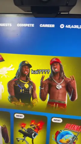 Fortnite Kai Cenat Skin in the Item Shop 🔥 #fortnite #plutov2 #kaicenat #fyp 