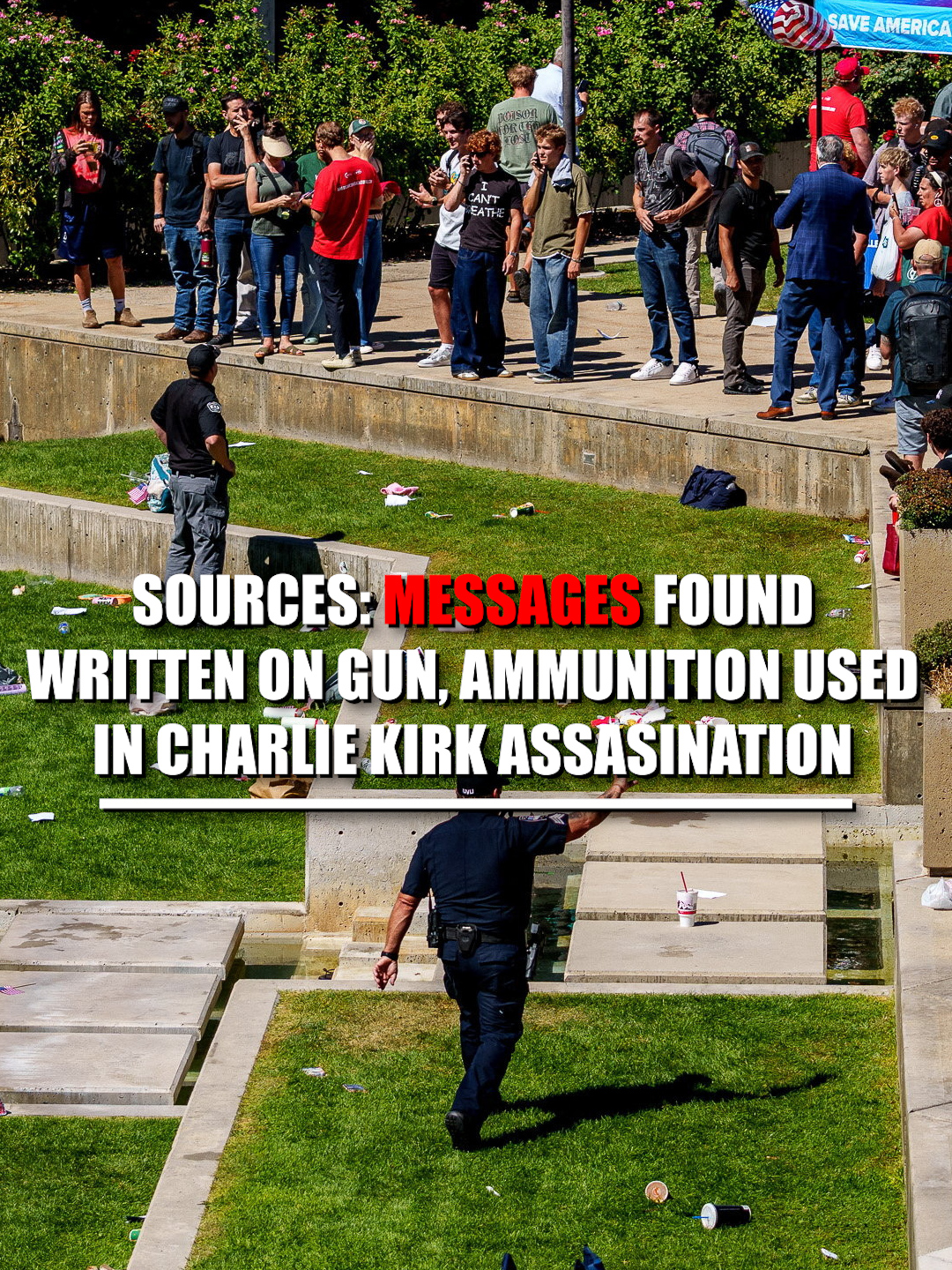 BREAKING: Sources tell Fox News messages were found written on the gun and ammunition used in the assassination of Charlie Kirk.
