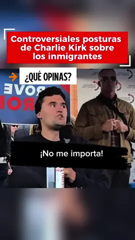 Charlie Kirk estuvo siempre en contra de los inmigración ilegal y legal. ¿Qué opinas? #charliekirk #kirk #trump #inmigración #uvu 