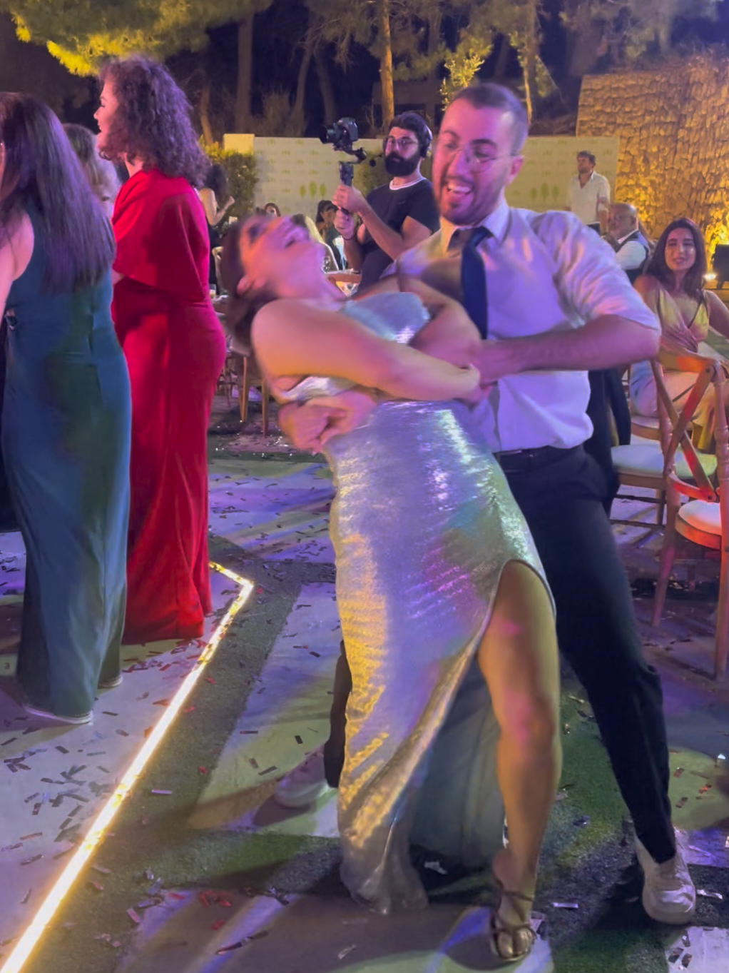 When your dance coach shows up at your bestie’s wedding… you know it’s SHOWTIME 💃✨ . . #showtime #wedding #viral #video #foryou 