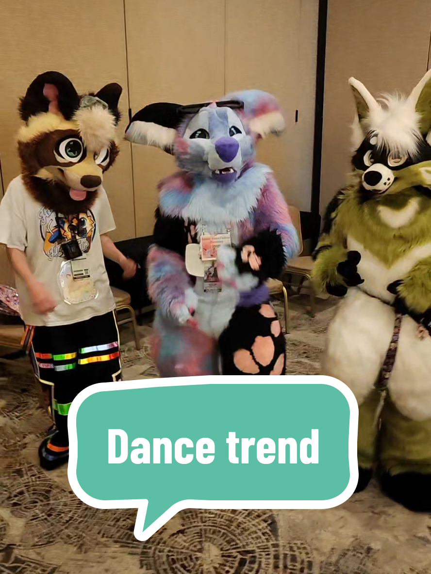 How did we do at this dance trend?  #furry #fursuit #fursuiters #dancetrend #manokit @Khajiit Kitty 