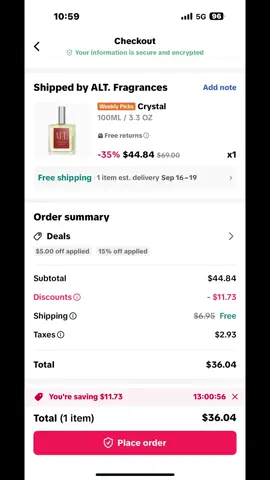 SALE RUN!!!! 🏃🏻‍♀️‍➡️🏃🏻‍♀️‍➡️ FREE SHIPPING!!! @ALT. Fragrances #alt #crystal #perfumetiktok #fragrance #tiktokshop 
