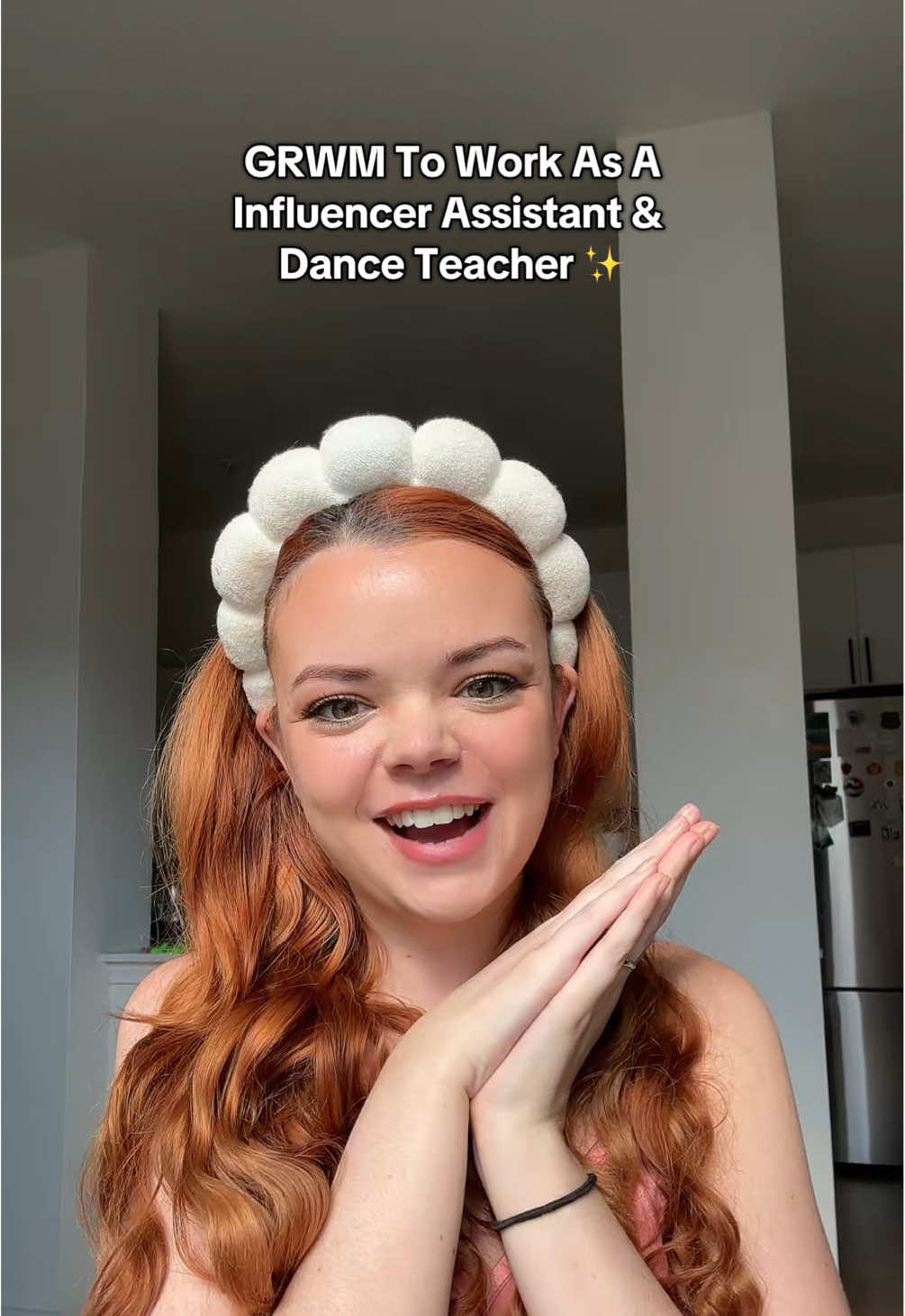 GRWM to work a double at the best jobs ever 🤗 happy Thursday my loves!!! #grwm #work #yap #danceteacher #assistant 