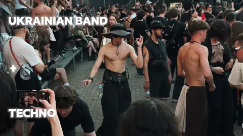 Ukrainian band + techno 🤤 #rave #techno #ukraine #sound #feel 