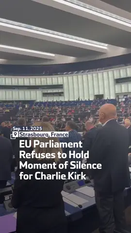 An uproar erupts in the European Parliament after some members refused to hold a moment of silence for Charlie Kirk. #CharlieKirk
