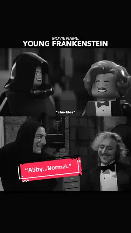 Young Frankenstein - Abby Normal … in LEGO! ☺️🙌🏻 #lego #youngfrankenstein #animation #melbrooks #tiktokgemscontest 