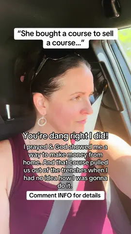 Moral of the story… it’s ok to do what you gotta do for your kids!  We were struggling and I needed to find a way out of it! So I bought a digital marketing course that has taught me everything.  And no, you don’t HAVE to sell the course yourself if you don’t want to. Instead, you can do any of the other 23 ways it teaches you to make money online. It’s entirely up to you! Comment INFO and I’ll get you the details!  #digitalmarketing #digitalcourse #howtostartdigitalmarketing #digitalmarketingforbeginners #makingmoneyonline 