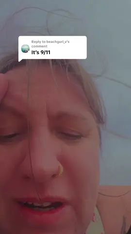 Replying to @beachgurl_v - Sorry for the close up of my nose. I'm at the lake and it's windy and I'm shouting into the phone. 