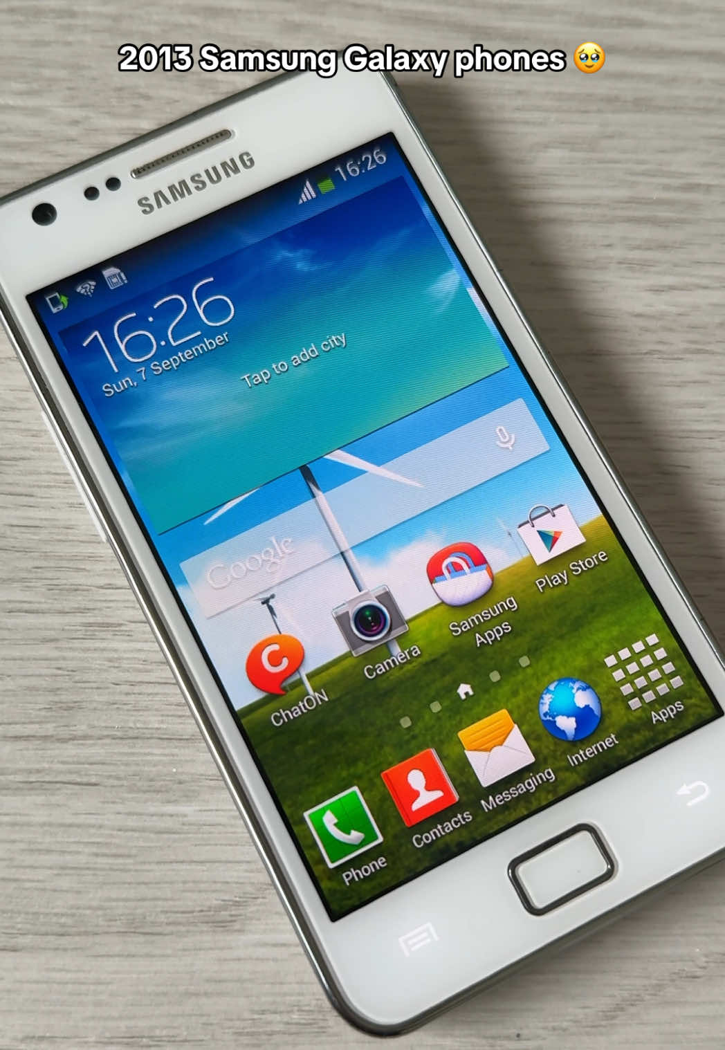 Samsung Galaxy S2 Plus, 2013 #samsung #oldphone #oldphones #2010s #2013