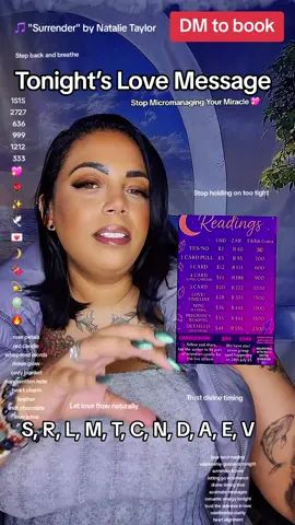 Tarot reading reveals why holding on too tight pushes love away and how surrender can save it. #tiktoklive #livehighlights 