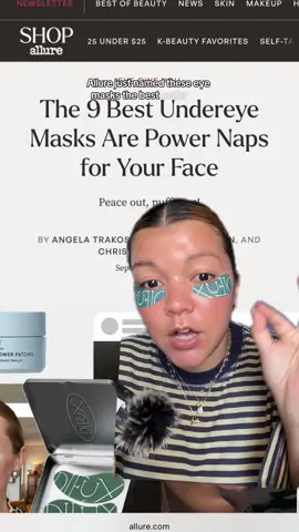 #greenscreen why @Allure names these people eye masks the best overall! The last eye mask you'll ever buy. Sheet mask without the waste with the original 100% medical grade silicone Forever Eye Mask. Helping you get more out of your products, the Forever Eye Mask is a thin, lightweight, and reusable eye patch that holds gels, serums, and creams close to the skin for maximum absorption. These masks encourage products to fully sink in, leaving skin prepped, hydrated, and looking heavenly. Pro tip: use the eye masks to catch makeup fallout or perfect your cat eye.