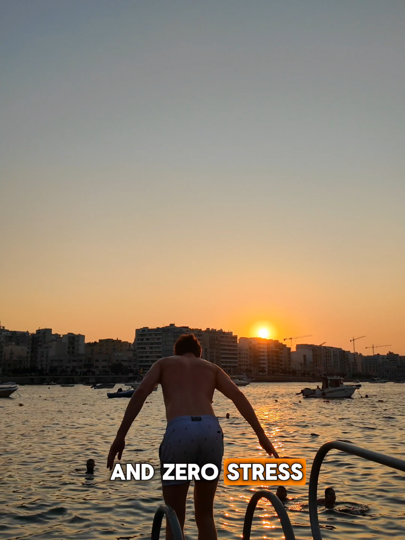 After work → sea in 10 min 🌅 Malta life hits different… Follow for more content about Malta 🚀 #malta #sunsetvibes #fyp #travel 