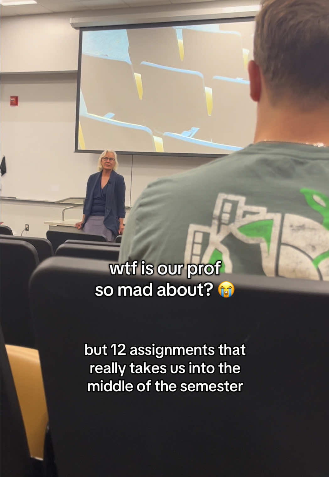 This is actually crazy 😭 #college #professor #student 
