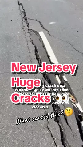 Can you imagine? #NewJersey #Crack #Road #Closures #News 