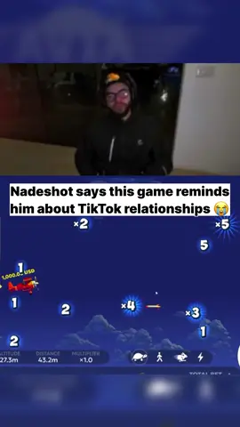 Nadeshot says this game reminds him about TikTok relationships 😭 #nadeshotclips #kickstreaming 