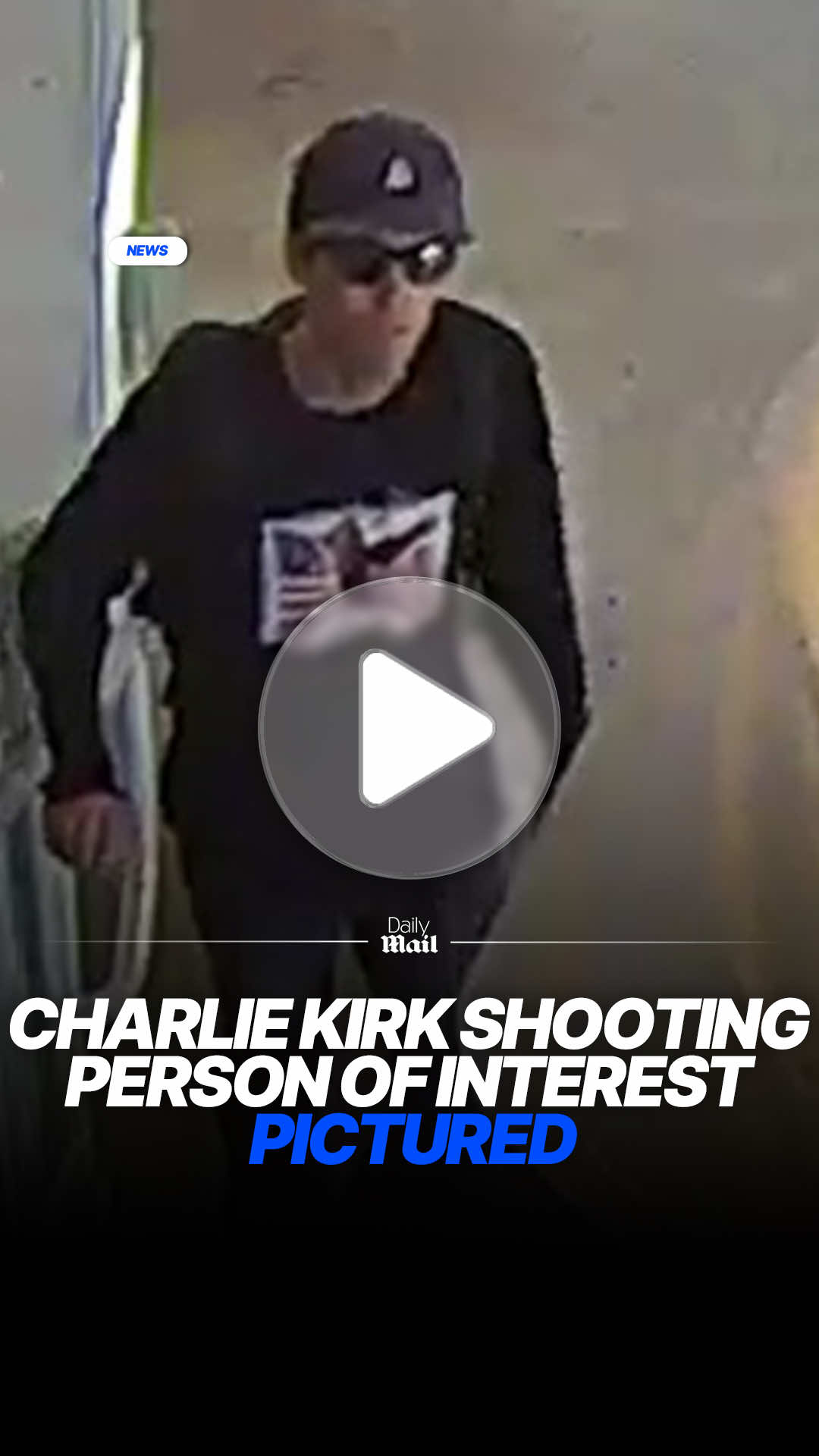 The FBI has released images of a person of interest in the Charlie Kirk assassination. Federal agents said earlier that they found a high-powered rifle in the woods after Kirk was shot dead at Utah Valley University - but admitted they still have not identified the gunman. The manhunt for Charlie Kirk’s assassin entered its second day Thursday after the conservative firebrand was gunned down at a rally at Utah Valley University. Read more at DailyMail. #news #breakingnews #charliekirk #politics #utah 