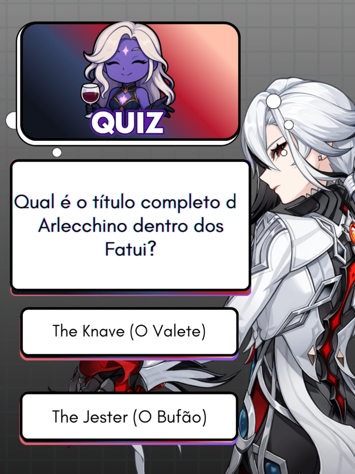 QuizTime - Arlecchino #02 #2  #conhecimento #quiztime #quiz #humor #entertainment #entretenimiento #quizshow #quizzes #quizchallenge #quiztiktok #genshinimpact33 #genshin #genshinimpact34 #genshinimpact32 #genshinimpactedit #genshinteleport #genshinimpact1 #arlecchino #fatui #pyro