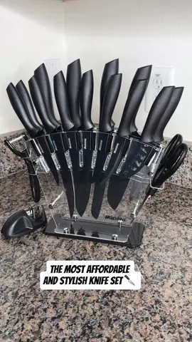 #knifeset #kitchengadget #homeessentials #knifesharpener #tiktokfinds 