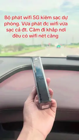 Bộ phát wifi 5G kiêm sạc dự phòng. Vừa phát đc wifi vừa sạc cả đt. Cầm đi khắp nơi đều có wifi nét căng #phatwifididong4g #phatwifi #tiktok #xuhuong 