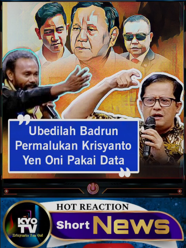 Debat panas Ubedillah Badrun VS Krisyanto Yen Oni soal Gibran di acara Rakyat Bersuara iNews tv❗ #krisyantoyenoni #inews #aiman #viral #fyp 