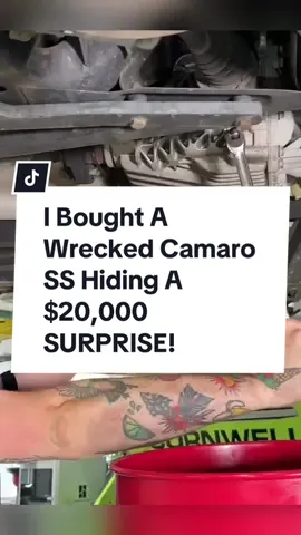 I Bought A Wrecked Camaro SS Hiding A $20,000 SURPRISE!