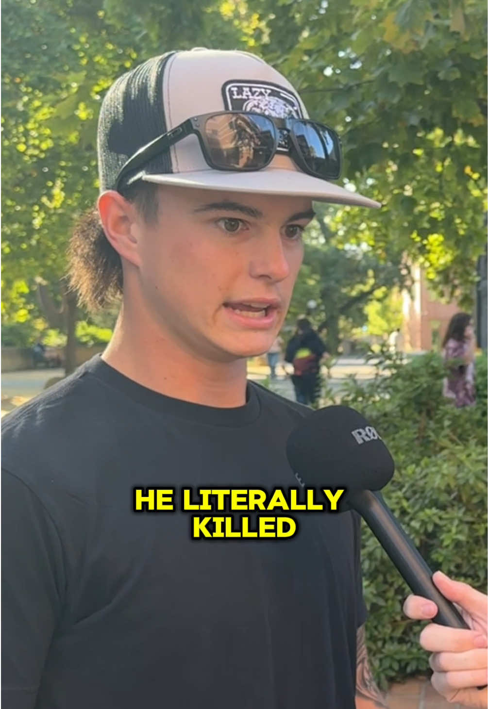 What’s your thoughts on Charlie Kirk’s Death??? #interview #charliekirk #restinpeace #college 