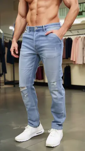 #rippedjeans #denimjeans #stretch #mensjeans #menspants 