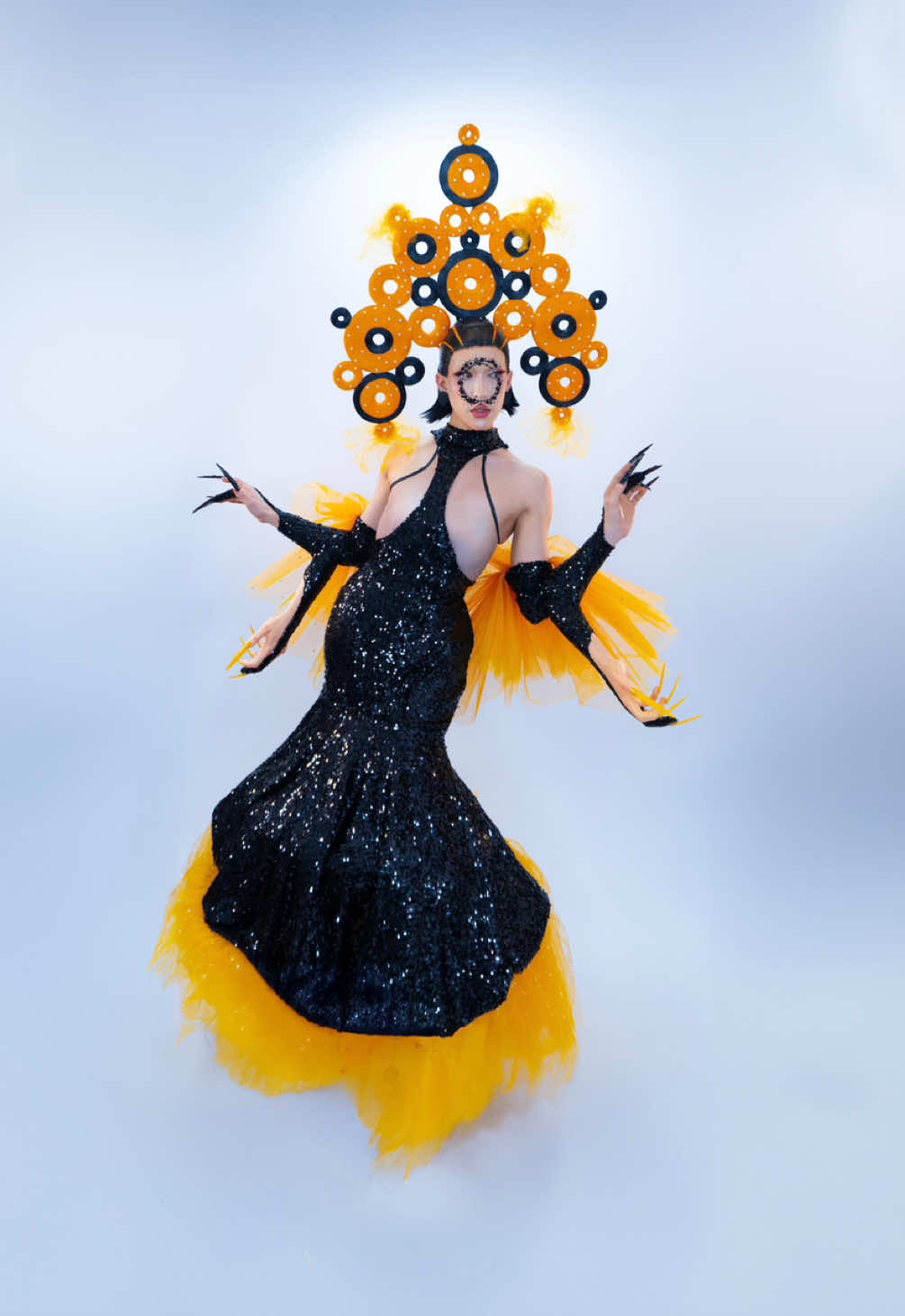 Arrume-se comigo com meu 3° look do meu festival de 1M #moda #GRWM #impressao3d #dragqueen 