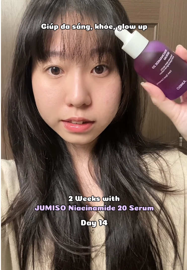 Trải nghiệm 2 tuần với serum Niaciamide 20% JUMISO. Cái mụn ở má do toi bị 🍓🥲 @jumiso.vn #jumiso #jumisovn #nia20tobeshine #glowupdaxin #darkspots 