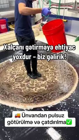 📞 077 638 00 04 🚚 Çatdırılma pulsuz 🧼 Peşəkar xalça yuma xidməti ✨ Cristal Xalçayuma