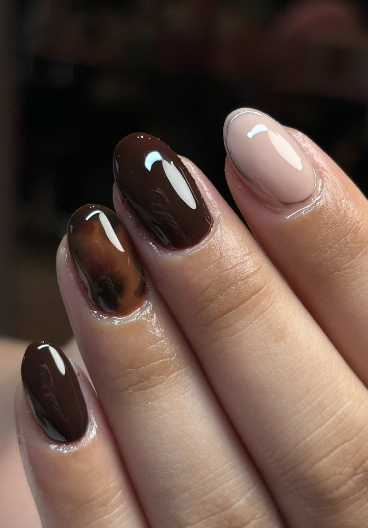 ☕️🤎🟤👜 #fallnails #956 #expresso #rgv #956 