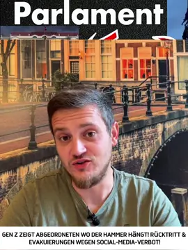 Gen Z zeigt Abgeordneten wo der Hammer hängt! Rücktritt & Evakuierungen wegen Social-Media-Verbot #politik #deutschland #new #napal #fyp 