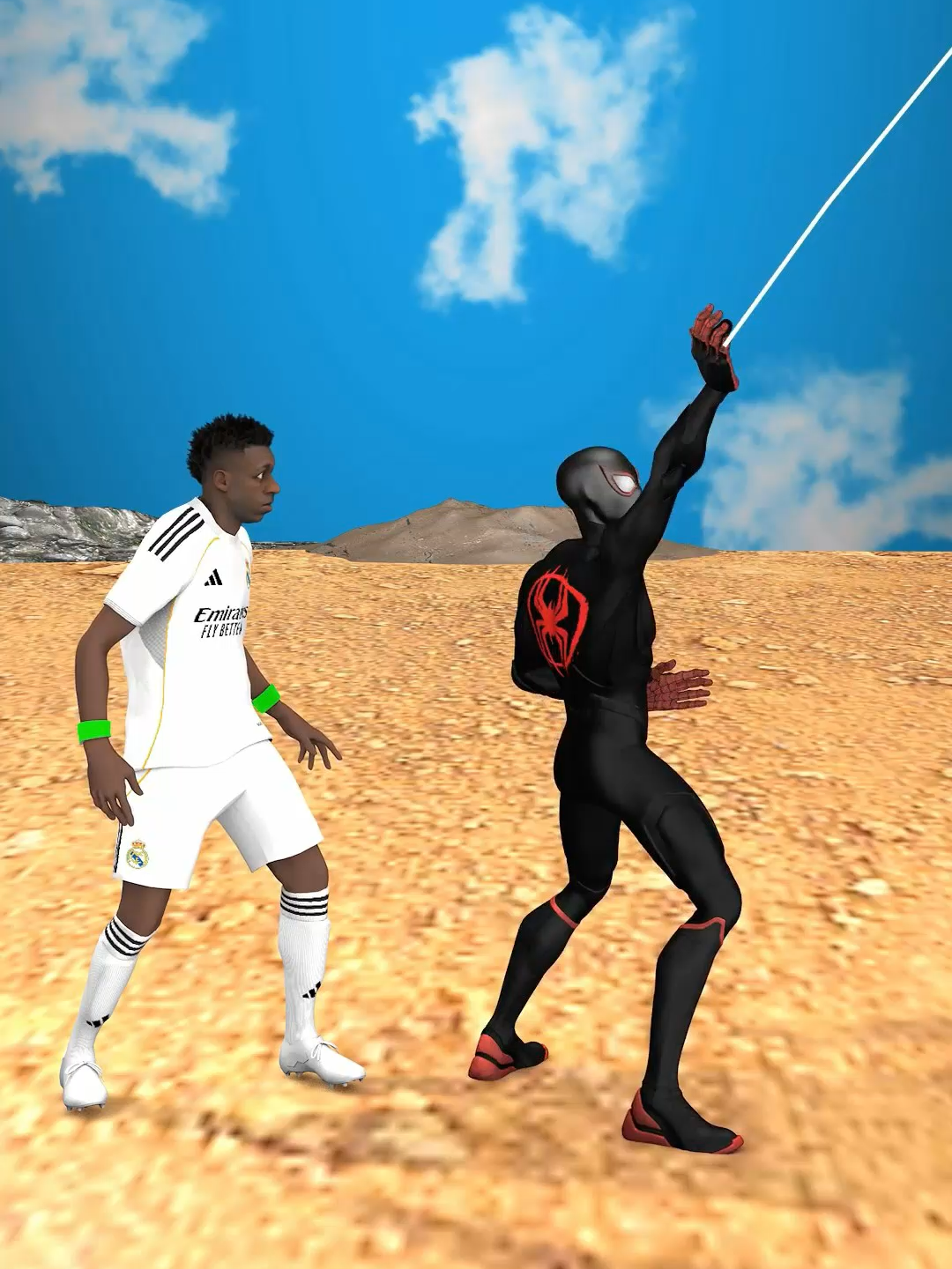 Vinicius Challenge Spider Man 🦸‍♂️. #Vinicius #spiderman