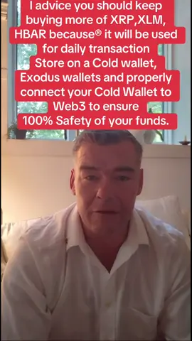 I advice you should keep buying more of XRP,XDC, XLM because® it will be used for daily transaction Store on a Cold wallet and properly connect your Cold Wallet to Web3 to ensure 100% safety of your funds.#canada🇨🇦 #cryptocurrency #iso20022 #hbar #xlm 
