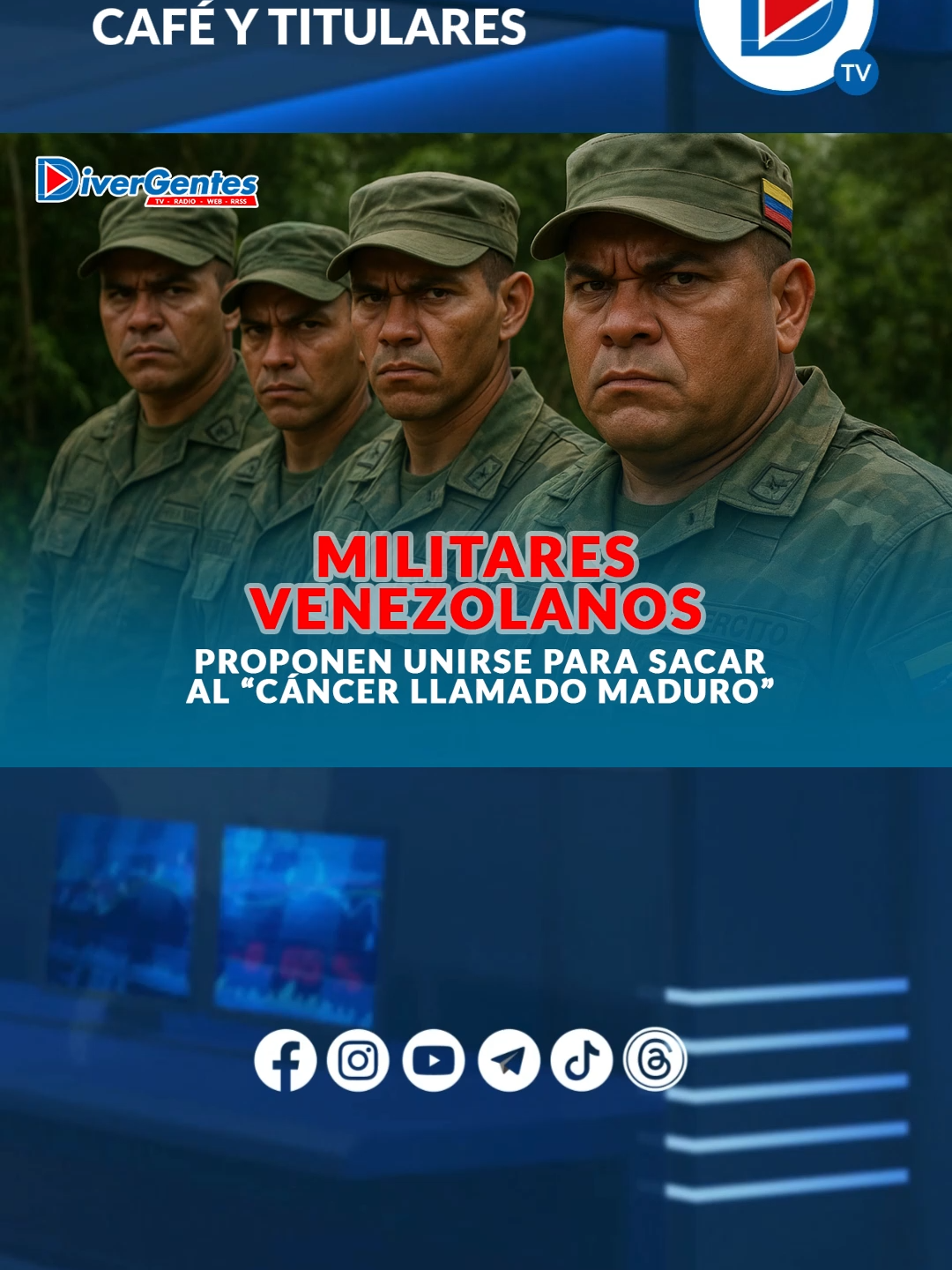 🔴 VENEZUELA Y REGIÓN | LO ÚLTIMO  🇻🇪 Militares venezolanos proponen unirse para sacar al “cáncer llamado Maduro”. 🇪🇺 El Parlamento Europeo aprueba resolución para declarar al Cártel de los Soles como “organización terrorista”. ⚔️ Maduro anunció la puesta en marcha del Plan Independencia 200. 🚌 Unidad de transporte público, fuera de control, se estrelló de frente contra una estructura. 🥙 ¡Llega el Arepazo en el Perú! 🎉 Por cuarto año consecutivo celebramos juntos el Día Mundial de la Arepa.  #Venezuela #Maduro #CartelDeLosSoles #Noticias #Arepazo