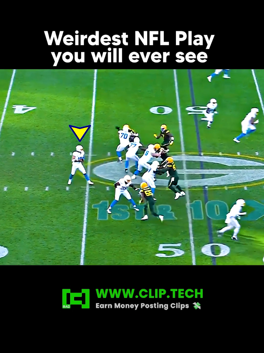Weirdest NFL play you will ever see #fyp #football #nfl #sports #nfledit 