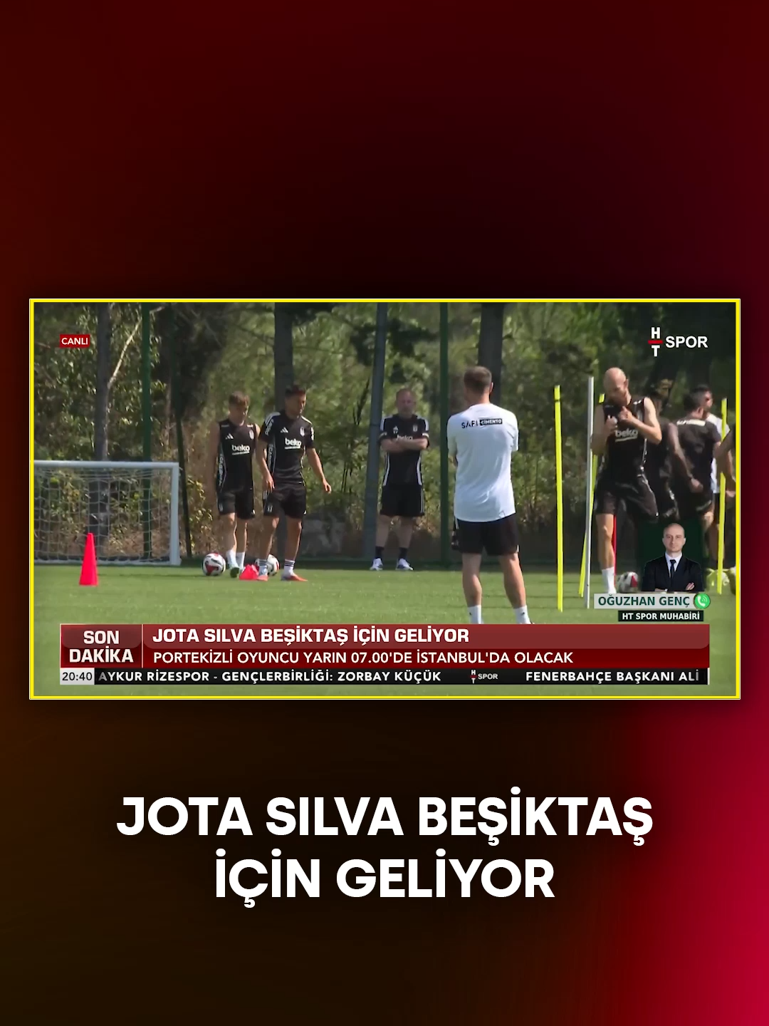 🇵🇹 Jota Silva, Beşiktaş için yarın sabah 07.00'de İstanbul'a gelecek! ✈️ #htspor #futbol #beşiktaş #jotasilva #süperlig