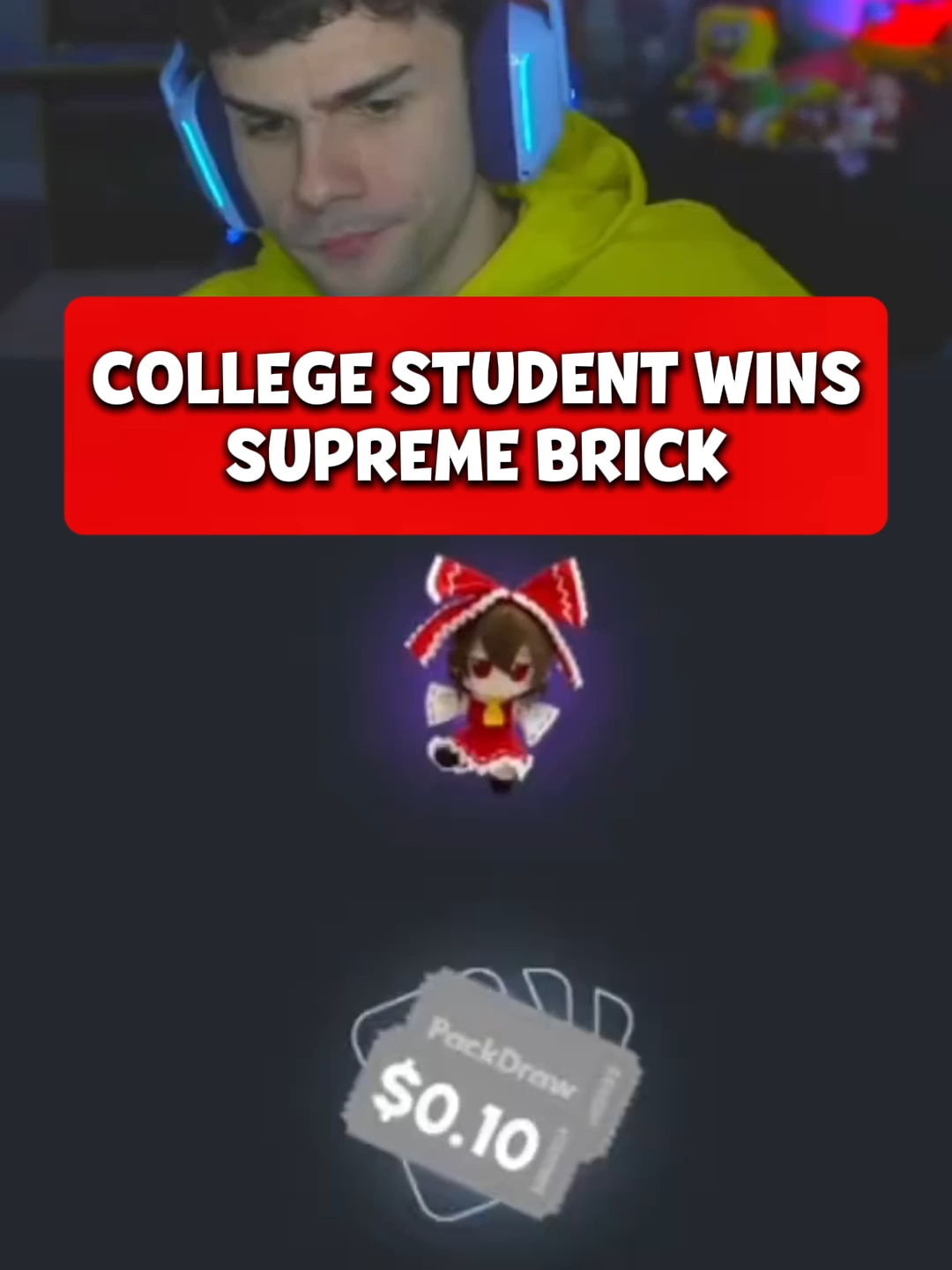 COLLEGE STUDENT WINS SUPREME BRICK