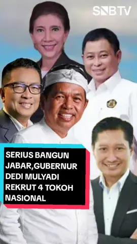 Serius Bangun Jabar #kdm #dedimulyadi rekrut 4 Tokoh Nasional #susipudjiastuti #helmyyahya #mardiguwowiek #ignatiusjonan 