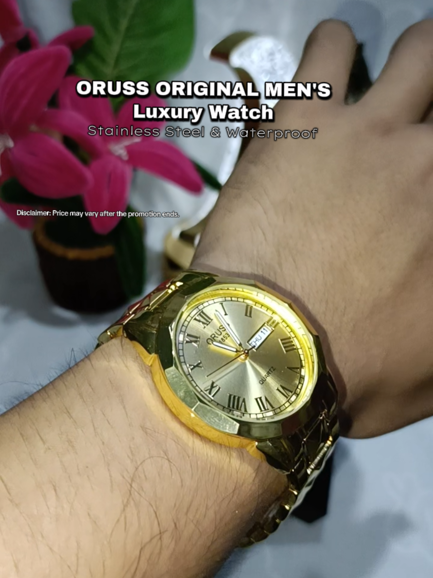 Oruss Original Men's Watch your Waterproof Luxury Watch is very Quality & Affordable.🔥 #menswatch #watch #orusswatch #watchformen #waterproof  Disclaimer: Price may vary after the promotion ends.