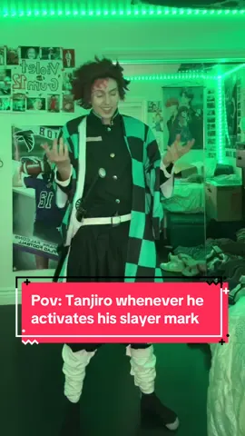 WHY DO MY EYES LOOK LIKE THAT HELP #fyp #anime #demonslayer #tanjiro #infinitycastle 