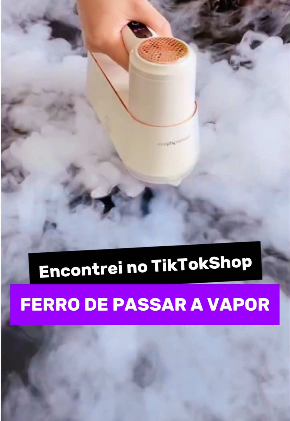 Mini ferro elétrico de passar roupa a vapor do TikTok Shop  #donadecasa #casanova #cozinha #achadinhos #tiktokshop