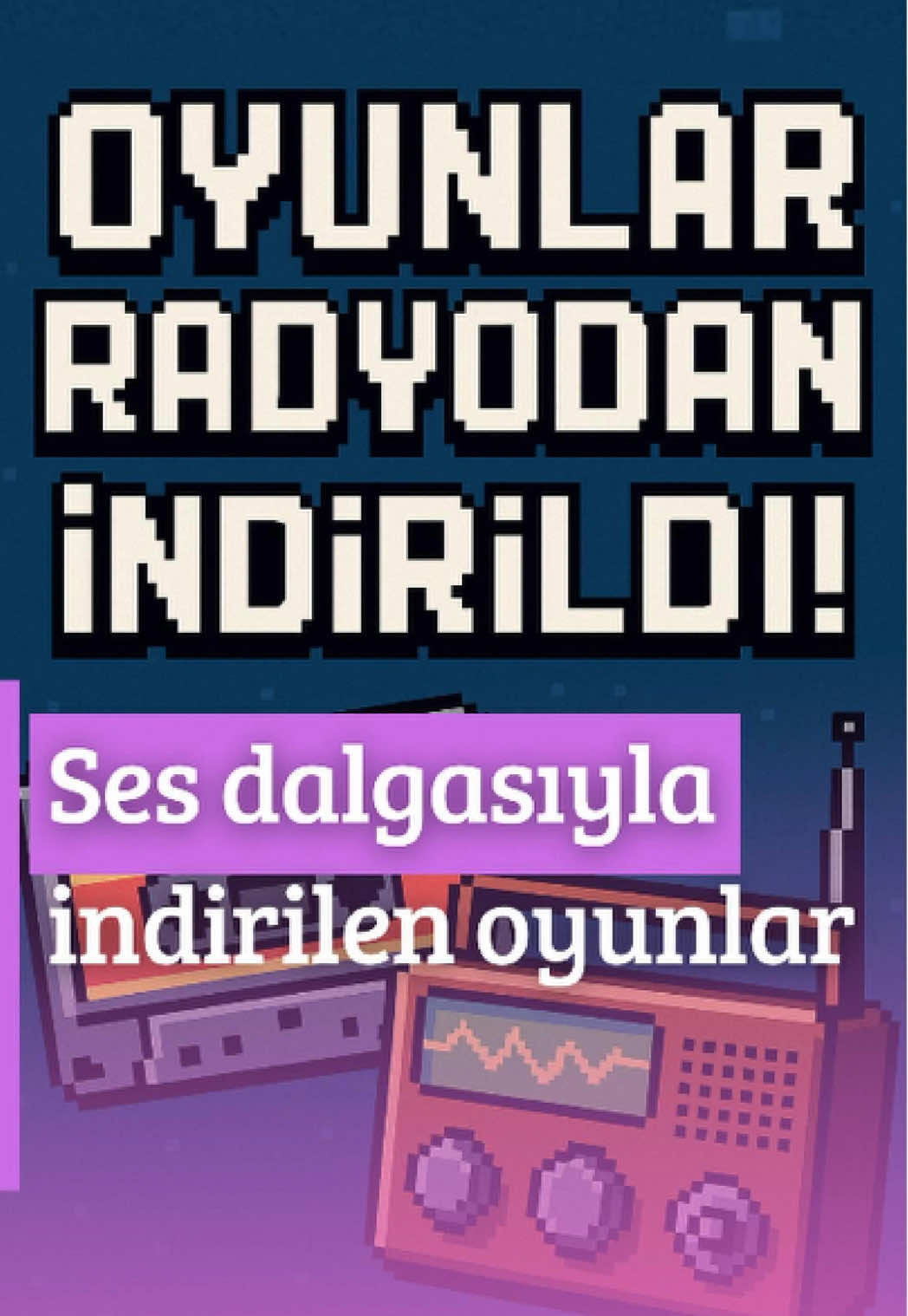 1980’lerde oyunlar nasıl indiriliyordu biliyor musun? 🎮📻 Cevabı videoda 👇 #nostalji #oyuntarihi #retro #ilginçbilgiler #keşfet 
