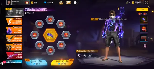 Quay Nắm đấm Thỏ thiên hà #free_fire #garenafreefire #xh #xuhuong 