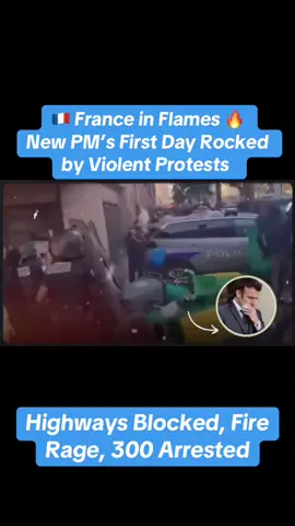 France has exploded into turmoil as newly appointed Prime Minister Sébastien Lecornu faced a baptism of fire on his very first day in office.                                               #franceonfire #Lecornu #parisprotest #France #blockeverything 