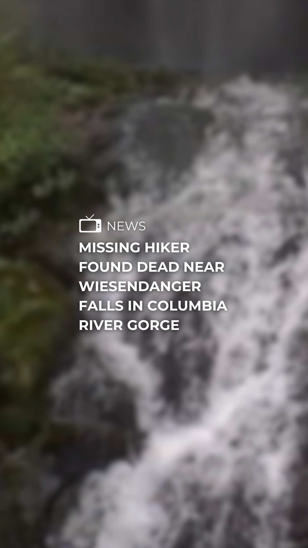 A hiker reported missing Wednesday morning in the Columbia River Gorge has been found dead, according to the Multnomah County Sheriff’s Office.  Find the full story on the FOX 12 app. #fyp #news #portland #oregon #Hiking 