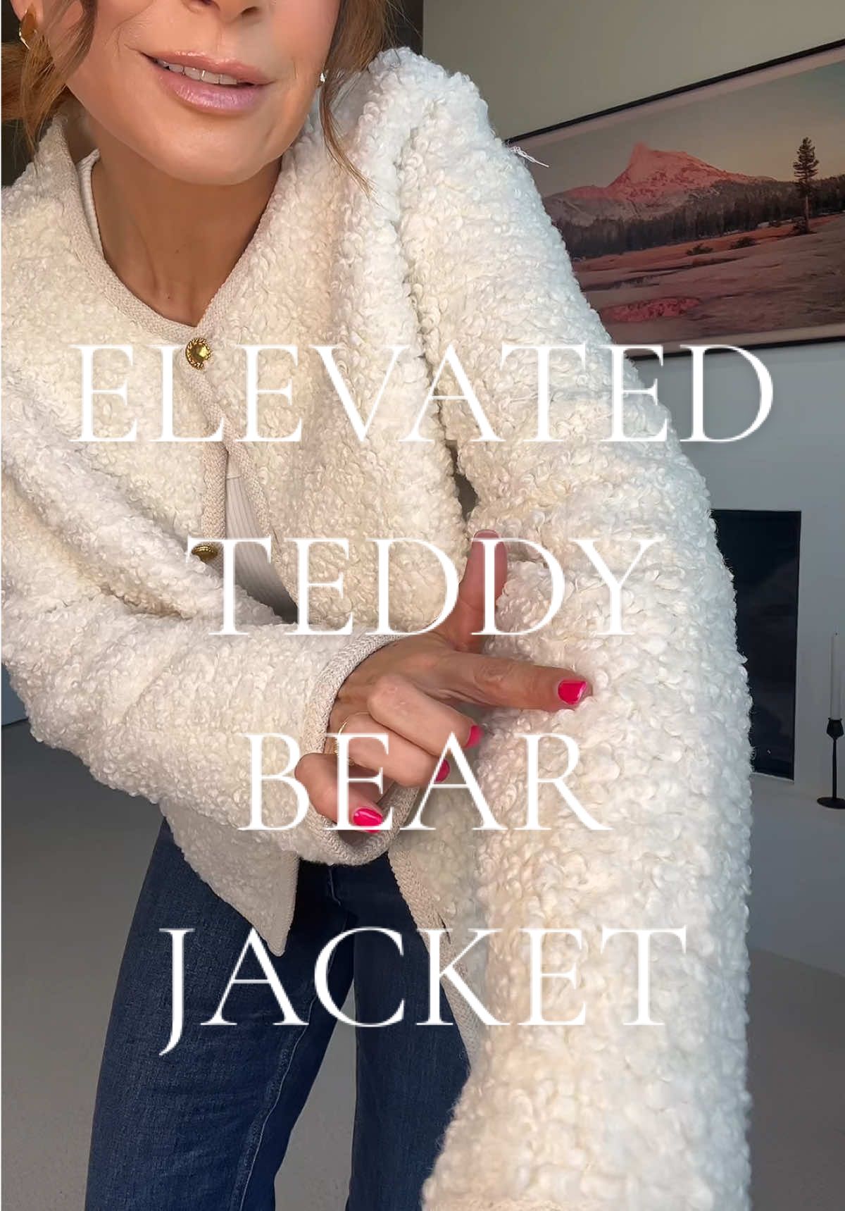 You’ll definitely get compliments with this one! #teddybearjacket #buttonupjacket #jacket #falljacket #fallfreshness 