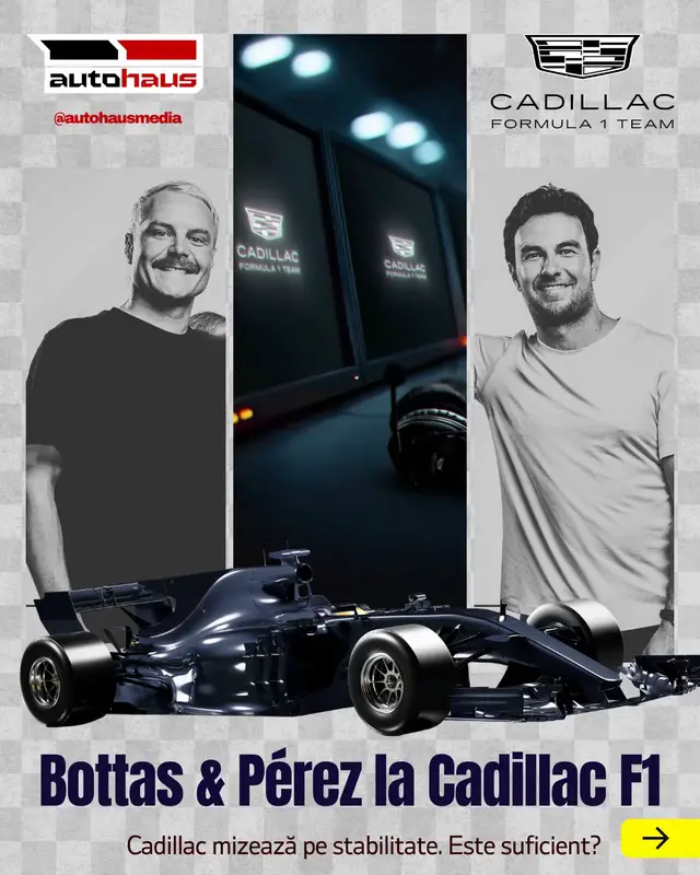 🚨Știți deja vestea: Bottas și Pérez merg la Cadillac. Dar ce înseamnă asta cu adevărat? 🏎️ Împreună, aduc în garaj peste 500 de curse de experiență, zeci de podiumuri și ani în care au văzut tot ce înseamnă Formula 1 la nivel de top. 👉 O alegere sigură, stabilă și calculată – fără riscuri mari, dar și fără superstarurile momentului. 👉 Paddock-ul a reacționat: de la „fresh start pentru Checo” (Verstappen) la „știu ce e nevoie pentru a construi” (Alonso). 👉 Noi credem că este un line-up pentru leadership și dezvoltare, nu pentru podiumuri imediate. 💭 Voi ce ziceți? Este o alegere sigură? Sau Bottas & Checo pot duce echipa Cadillac spre podiumuri? #F1 #CadillacF1 #Bottas #Perez #Formula1 