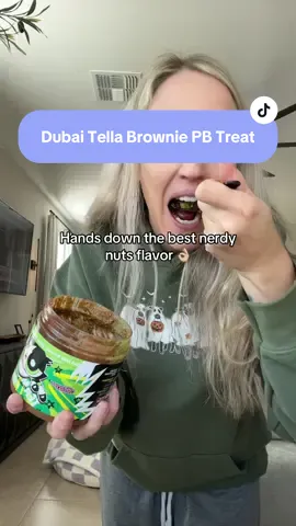 It’s sooo freakin good omg 🤤 #nerdynuts #nerdynutspeanutbutter #dubaichocolate #tiktokshopcreatorpicks #yummytreats 